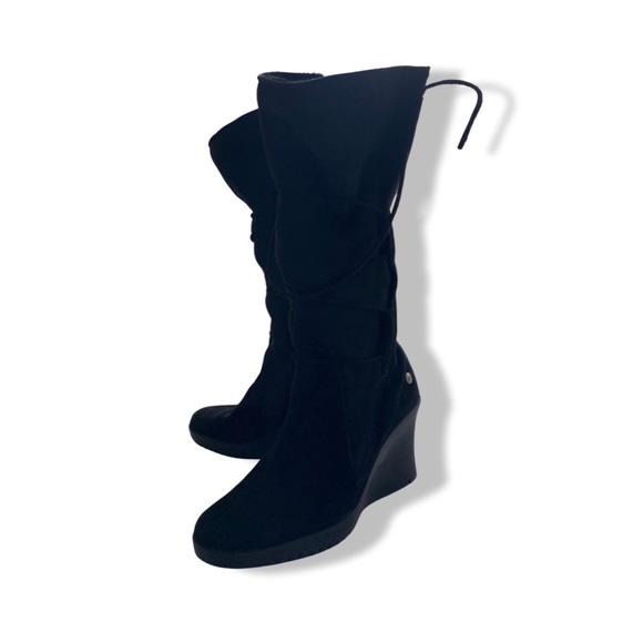 NWOT UGG Wedge Suede Boots - Picture 5 of 8